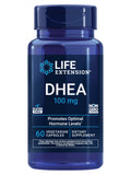 Life Extension envase frontal con DHEA 100 mg mostrando presentación clara