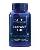 Life Extension envase frontal mostrando Echinacea Elite y beneficios diarios