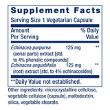 Life Extension etiqueta con lista de ingredientes y certificados de calidad