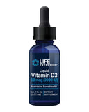 Life Extension envase frente mostrando etiqueta y volumen 29.57 ml beneficios claros