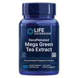 Life Extension envase frontal del extracto descafeinado para antioxidantes