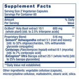 Life Extension etiqueta detalle con lista de ingredientes clave