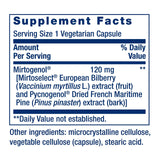 Life Extension etiqueta con información nutricional que asegura transparencia