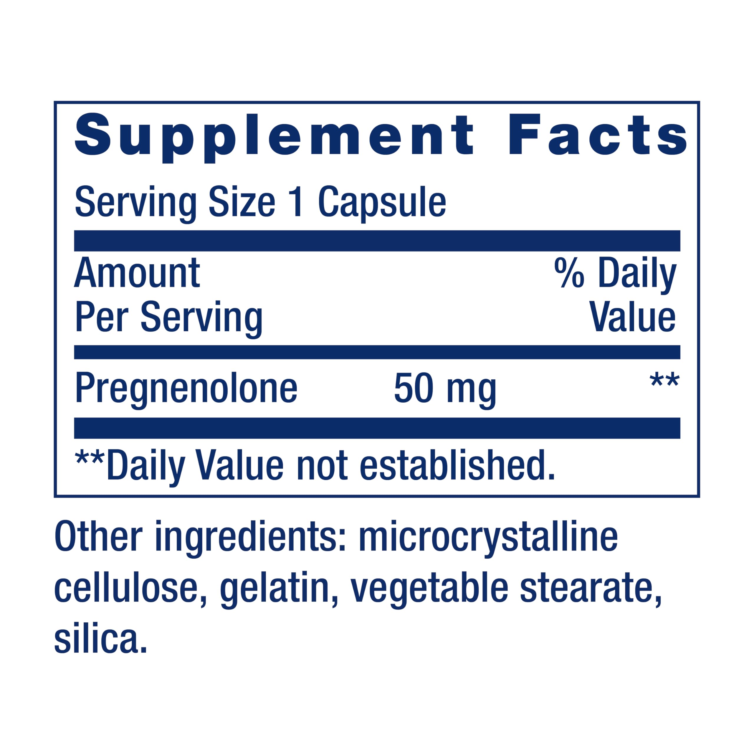 Life Extension etiqueta con información nutricional legible y transparencias de ingredientes