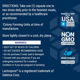 Life Extension etiqueta con lista de enzimas y B. coagulans, transparencia de ingredientes