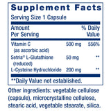 Life Extension etiqueta con lista de ingredientes y dosis visibles