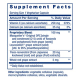 Life Extension etiqueta con lista de ingredientes, útil para ver composición