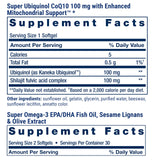 Life Extension etiqueta de ingredientes indicando transparencia y análisis