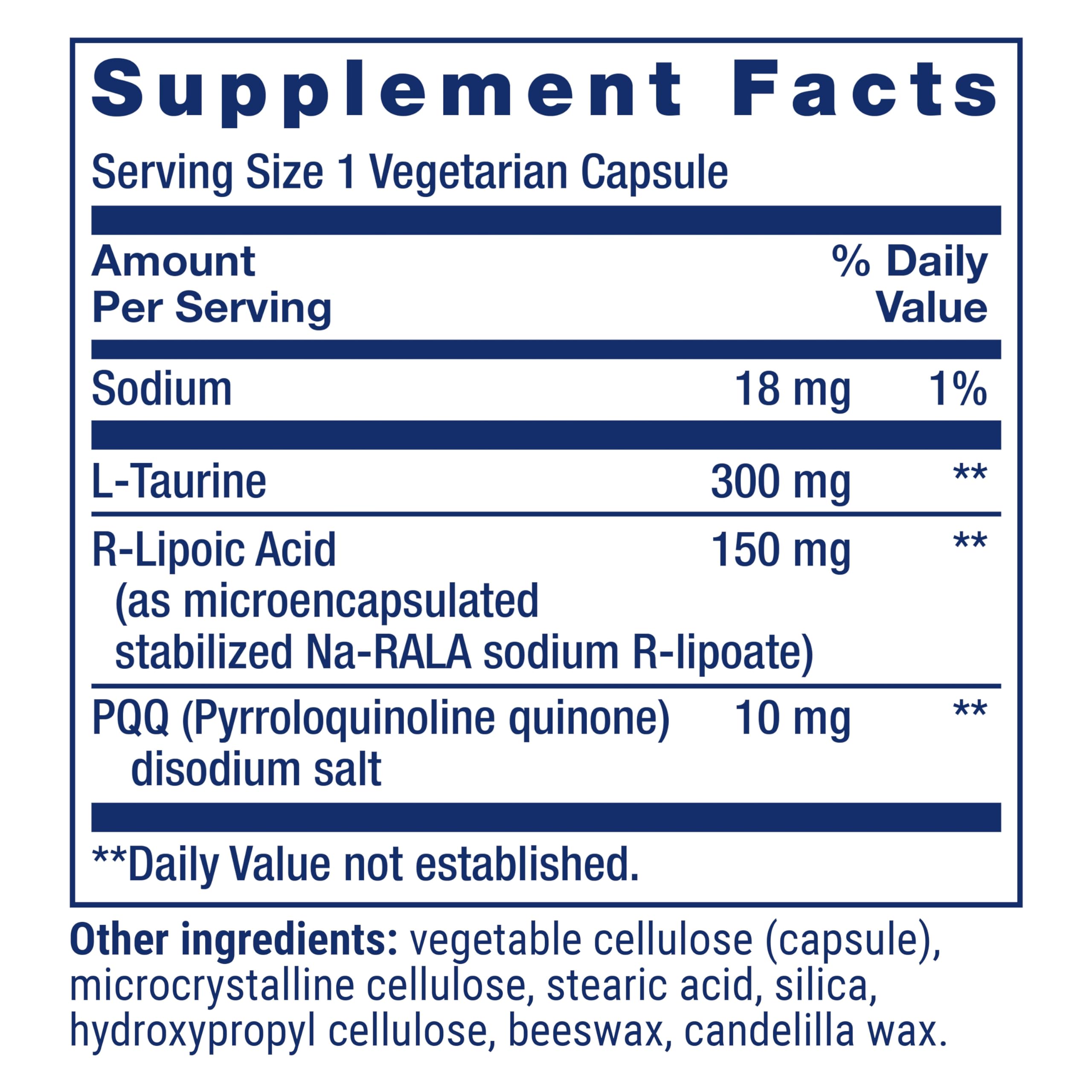 Life Extension acercamiento a la etiqueta nutricional que facilita verificar ingredientes