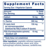 Life Extension acercamiento a la etiqueta nutricional que facilita verificar ingredientes