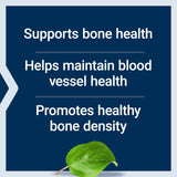 Life Extension etiqueta nutricional en primer plano detallando calcio y vitamina D3, claridad informativa
