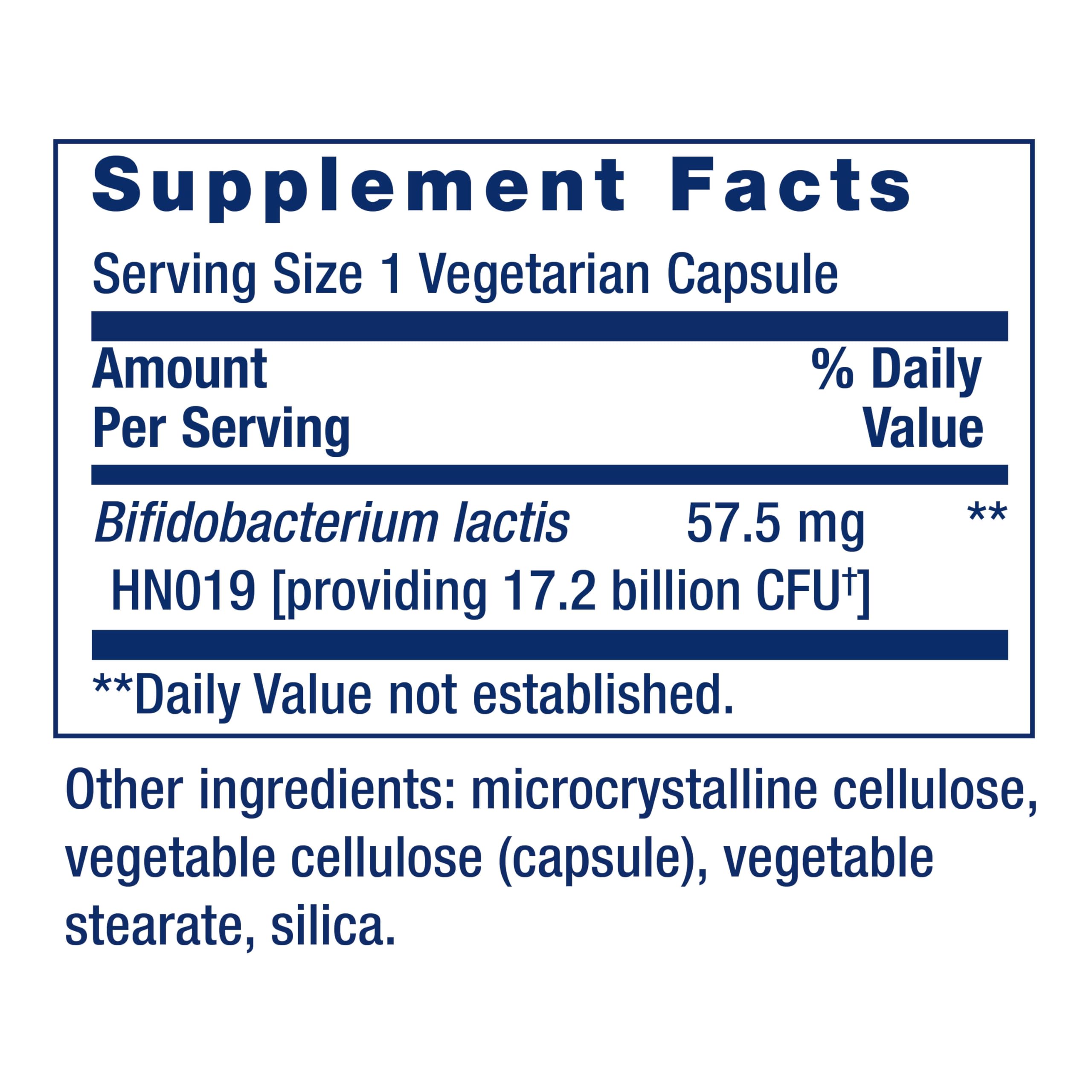 Life Extension cápsula vegetariana FLORASSIST primer plano que muestra forma y fácil ingestión