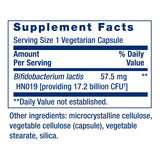 Life Extension cápsula vegetariana FLORASSIST primer plano que muestra forma y fácil ingestión