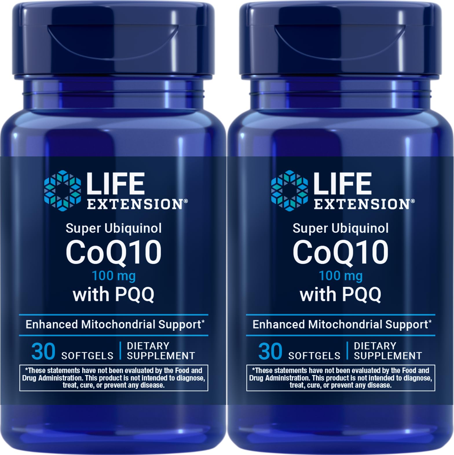 Life Extension frasco frente mostrando etiqueta y beneficio de energía