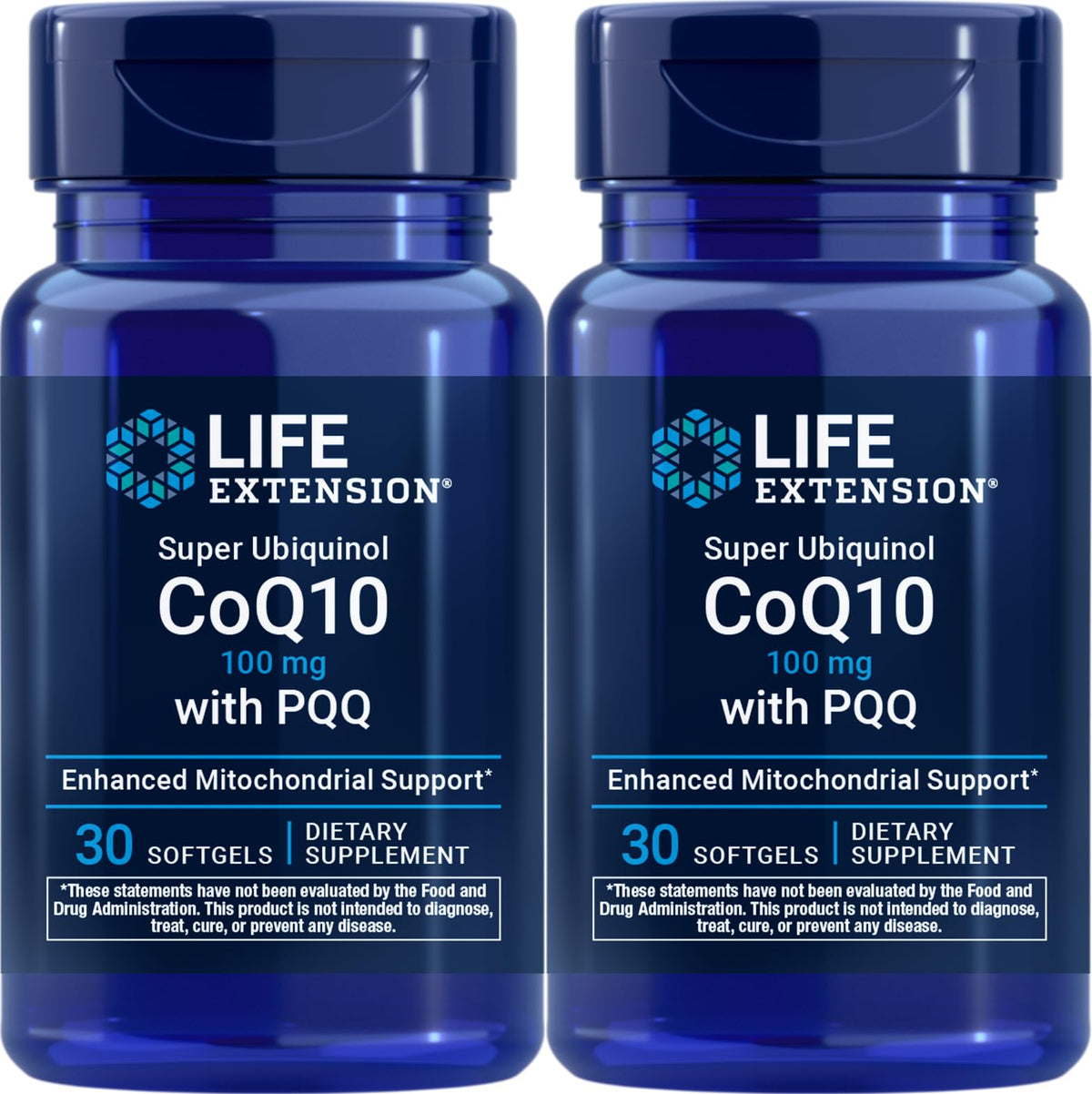 Life Extension frasco frente mostrando etiqueta y beneficio de energía