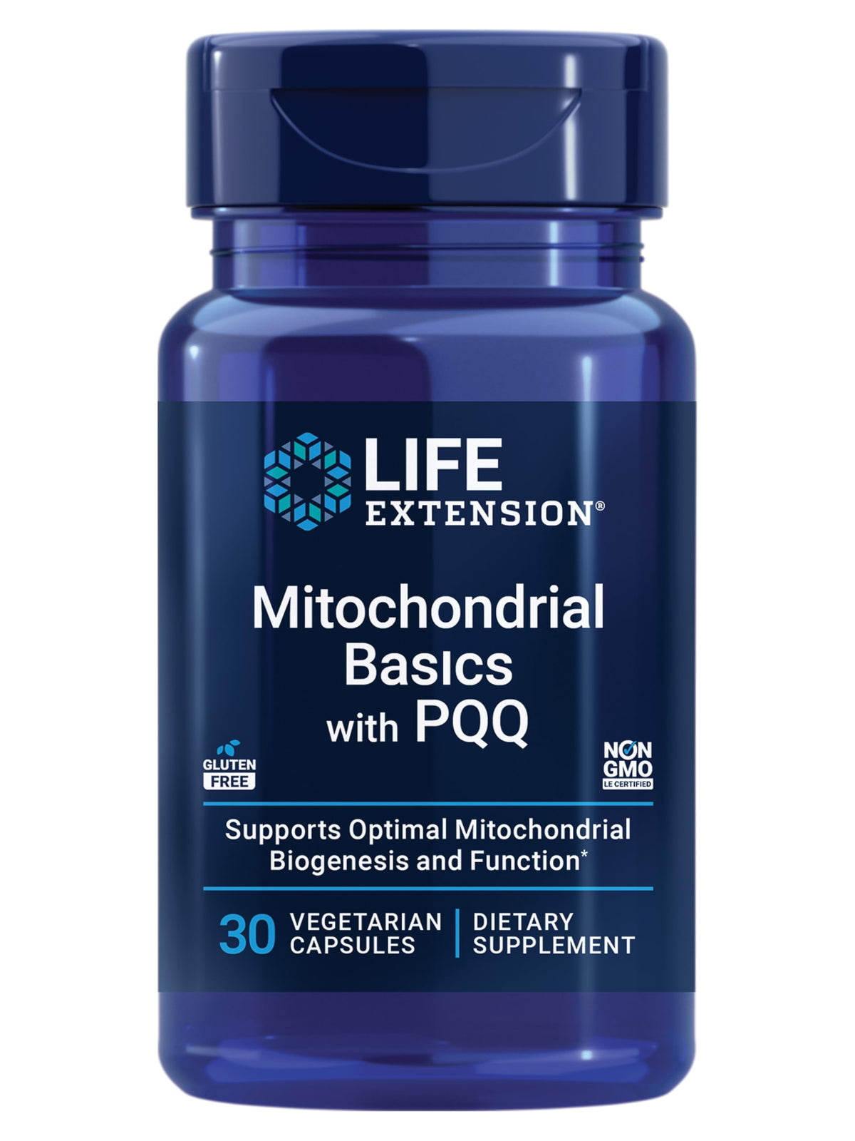 Life Extension frasco frontal del producto mostrando etiqueta informativa y confianza