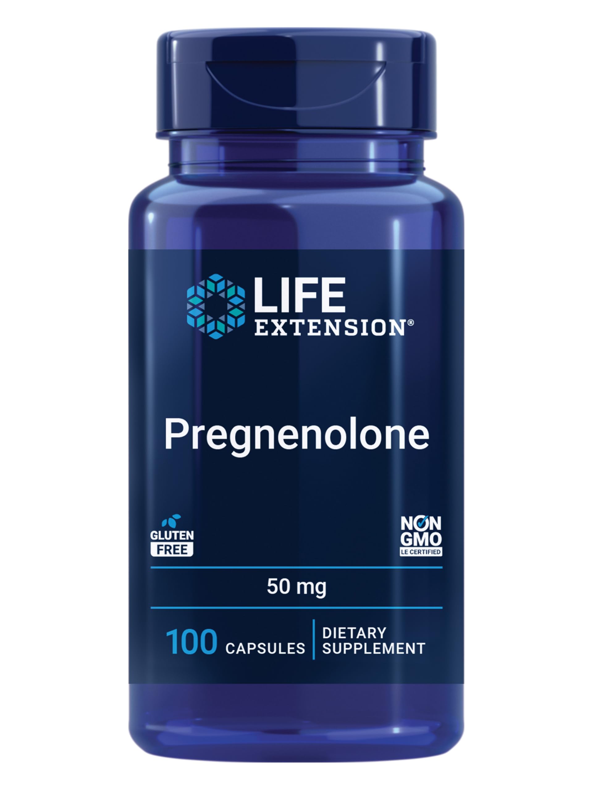 Life Extension frente del empaque mostrando la marca y el producto, claro y profesional