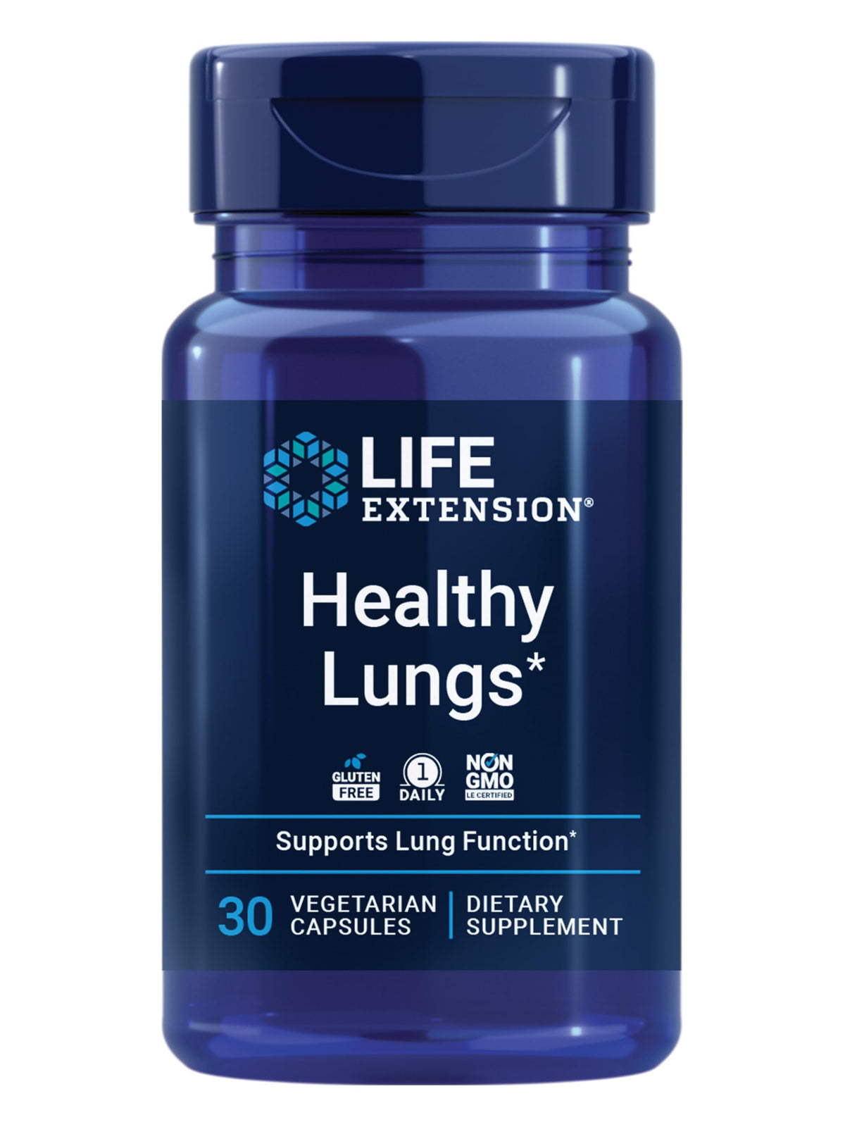 Life Extension vista frontal del empaque que destaca ingredientes y beneficios