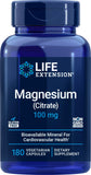 Life Extension frasco frontal mostrando las 180 cápsulas y beneficio de suplementación