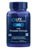 Life Extension frasco frontal mostrando Ultra Prostate Formula y beneficios