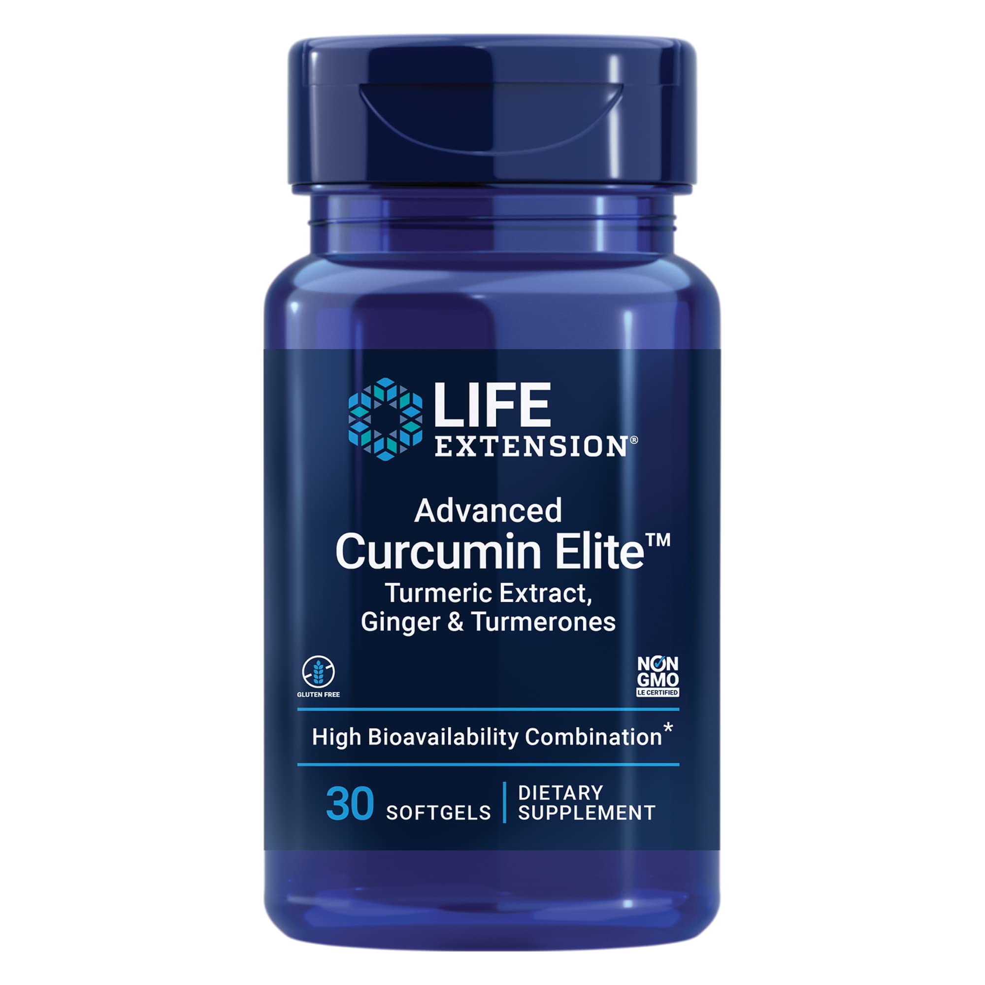 Life Extension frente del envase mostrando softgels y marca para identificación rápida