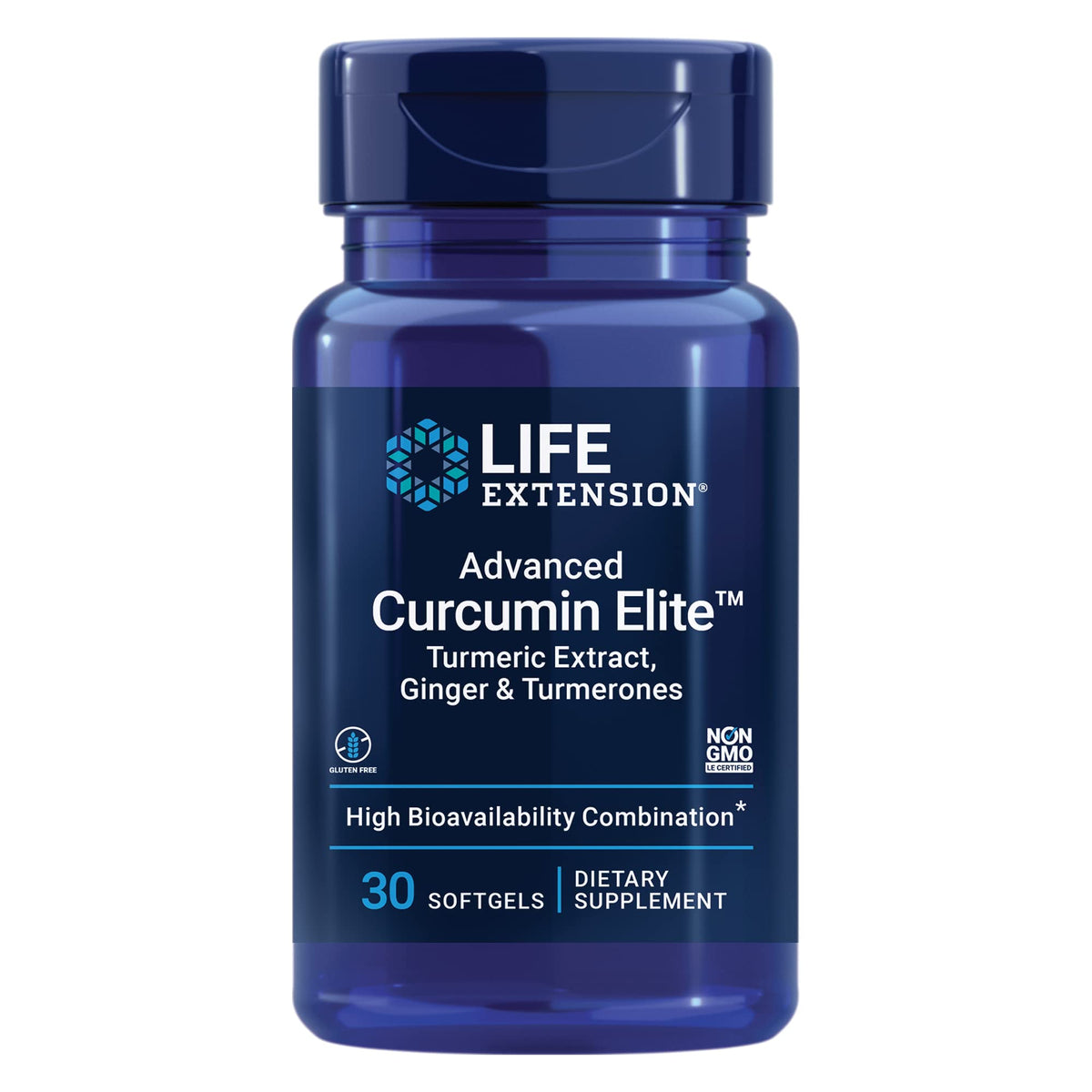 Life Extension frente del envase mostrando softgels y marca para identificación rápida