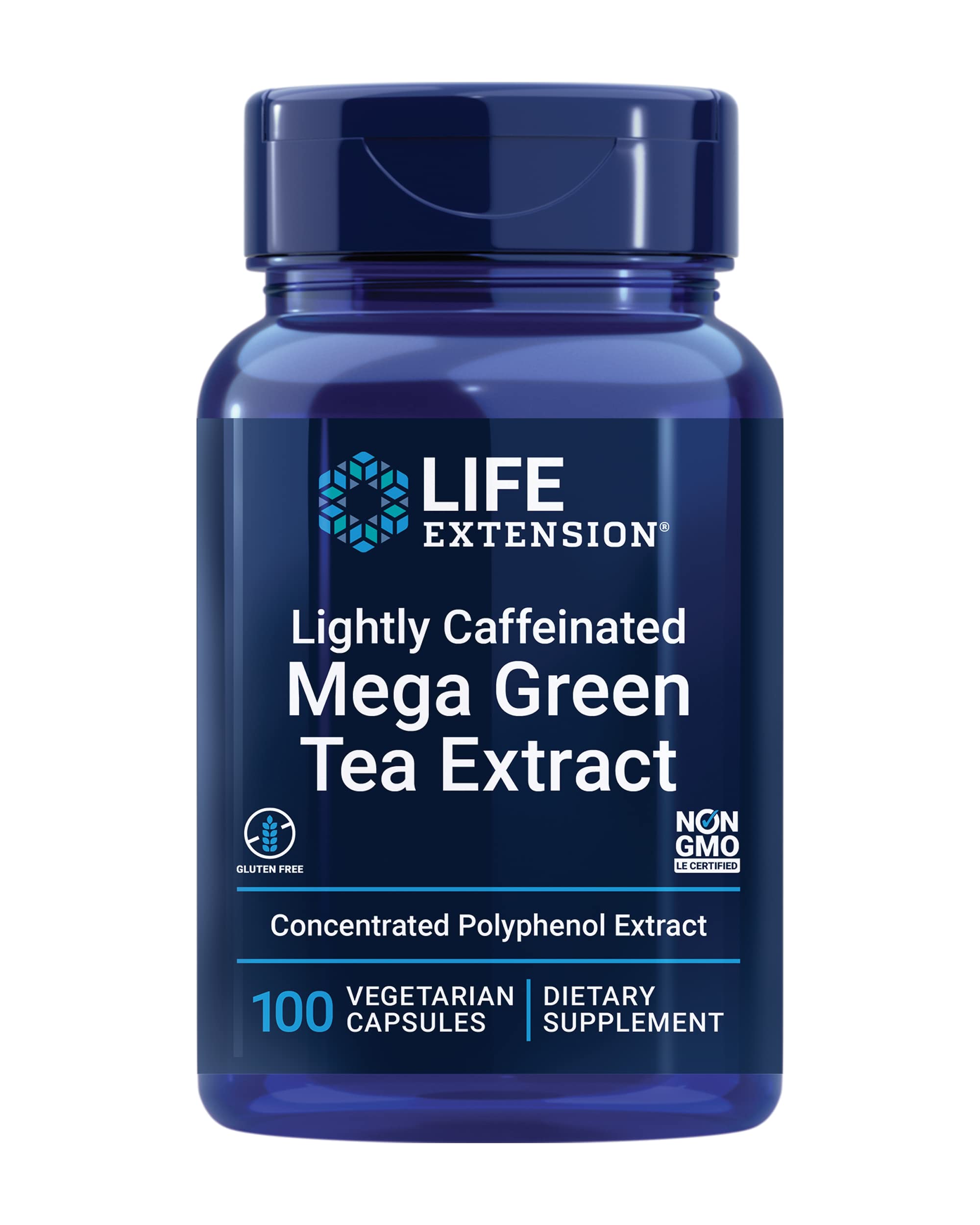 Life Extension vista frontal del envase mostrando cápsulas y beneficios