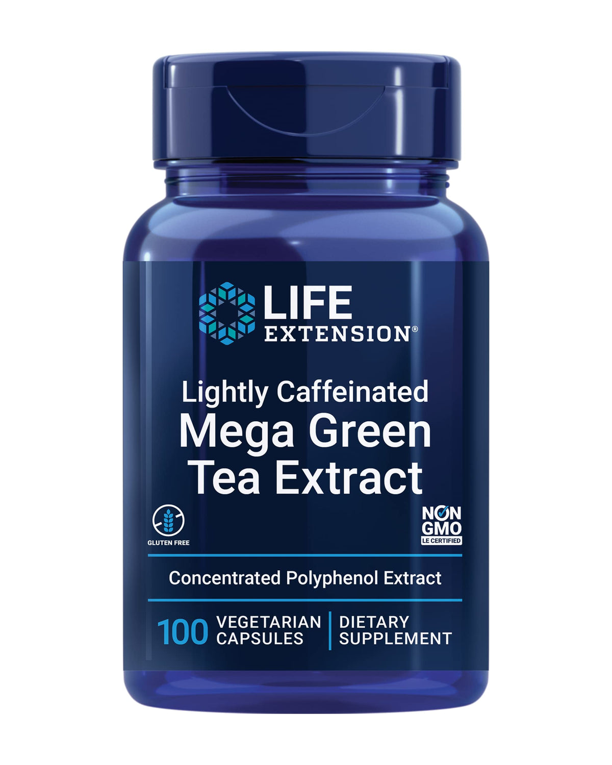 Life Extension vista frontal del envase mostrando cápsulas y beneficios