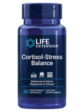 Life Extension envase frontal Cortisol-Stress Balance mostrando diseño y beneficios