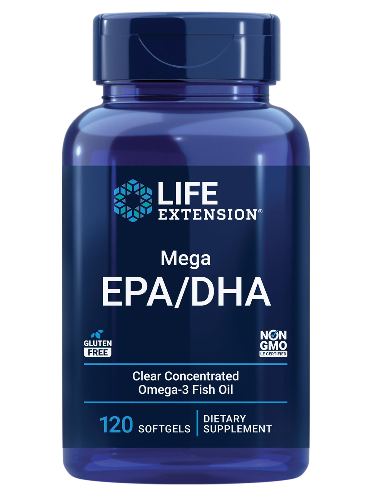 Life Extension vista frontal del envase que transmite confianza y pureza
