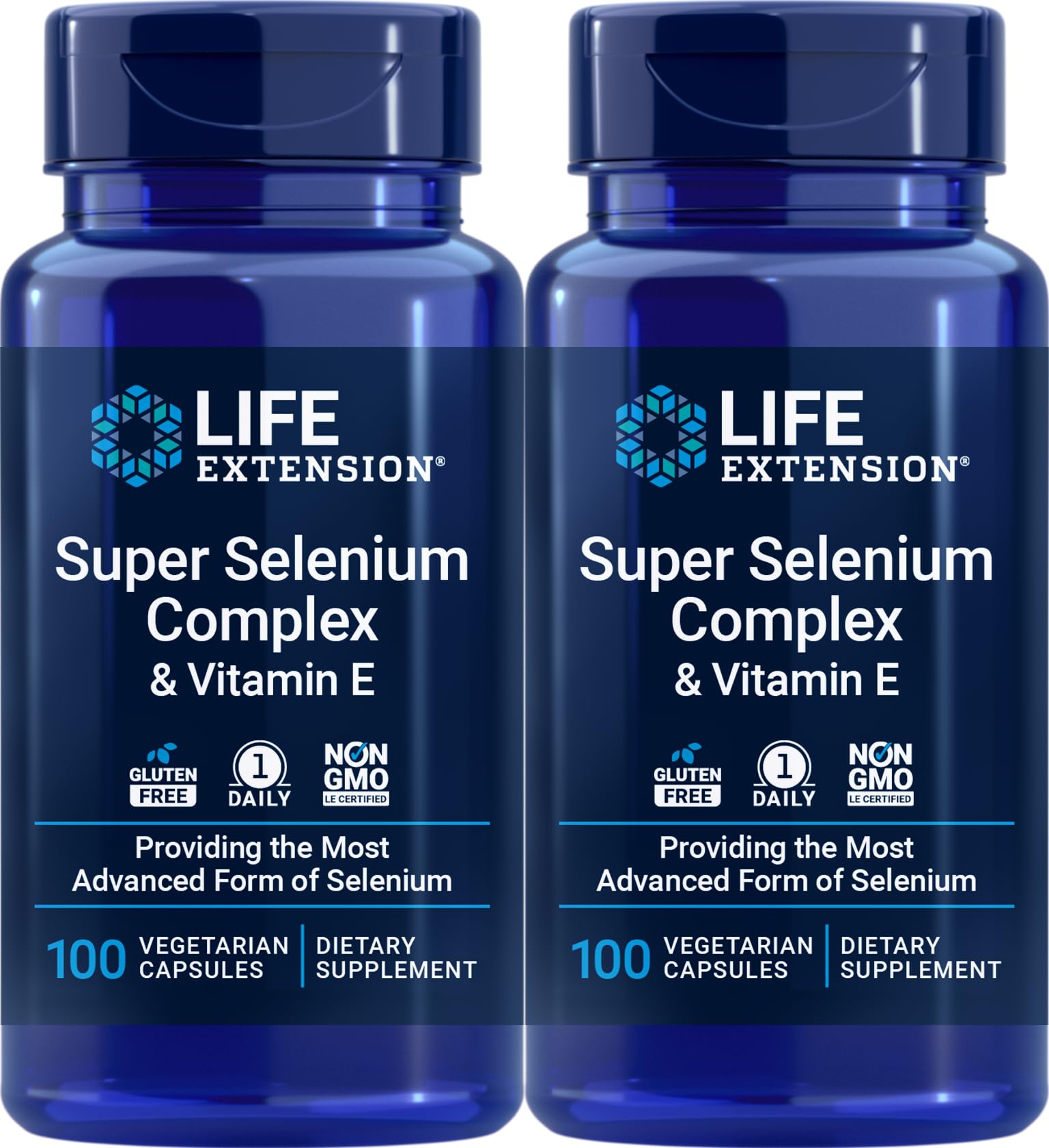 Life Extension frasco frontal mostrando etiqueta y beneficios claros