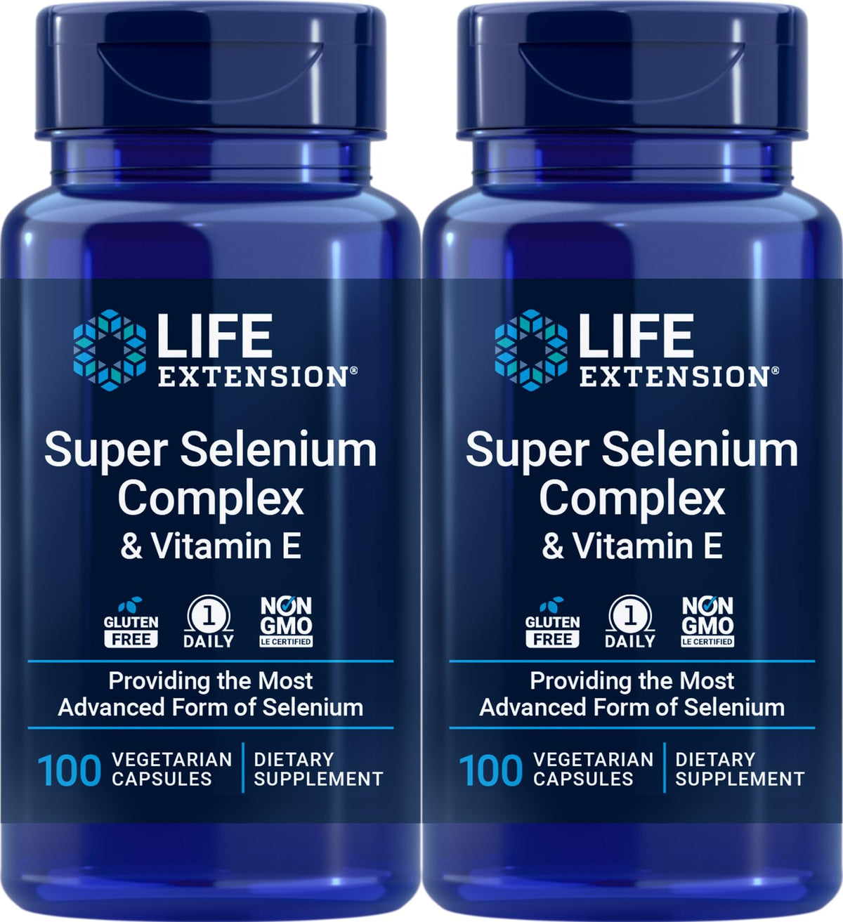 Life Extension frasco frontal mostrando etiqueta y beneficios claros