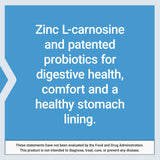 Ingredientes clave de Life Extension con zinc L-carnosina y Pylopass™ explicados visualmente