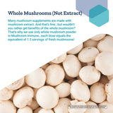 Life Extension shiitake, maitake y chaga como ingredientes visibles