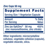 Life Extension etiqueta lateral con información de ingredientes y dosis legible