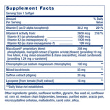 Life Extension etiqueta de ingredientes para transparencia y confianza en calidad