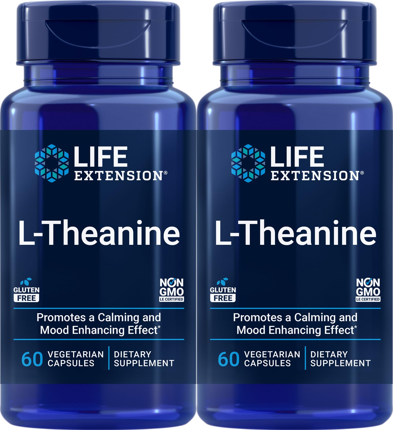 Life Extension frasco frontal que muestra el envase y facilita decisión de compra
