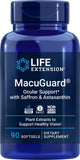 Life Extension envase MacuGuard frontal mostrando contenido y beneficios