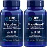 Life Extension MacuGuard vista frontal del envase mostrando confianza y calidad