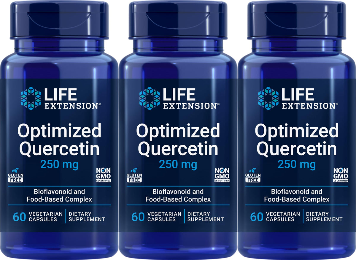 Life Extension frasco frontal mostrando etiqueta y beneficios principales