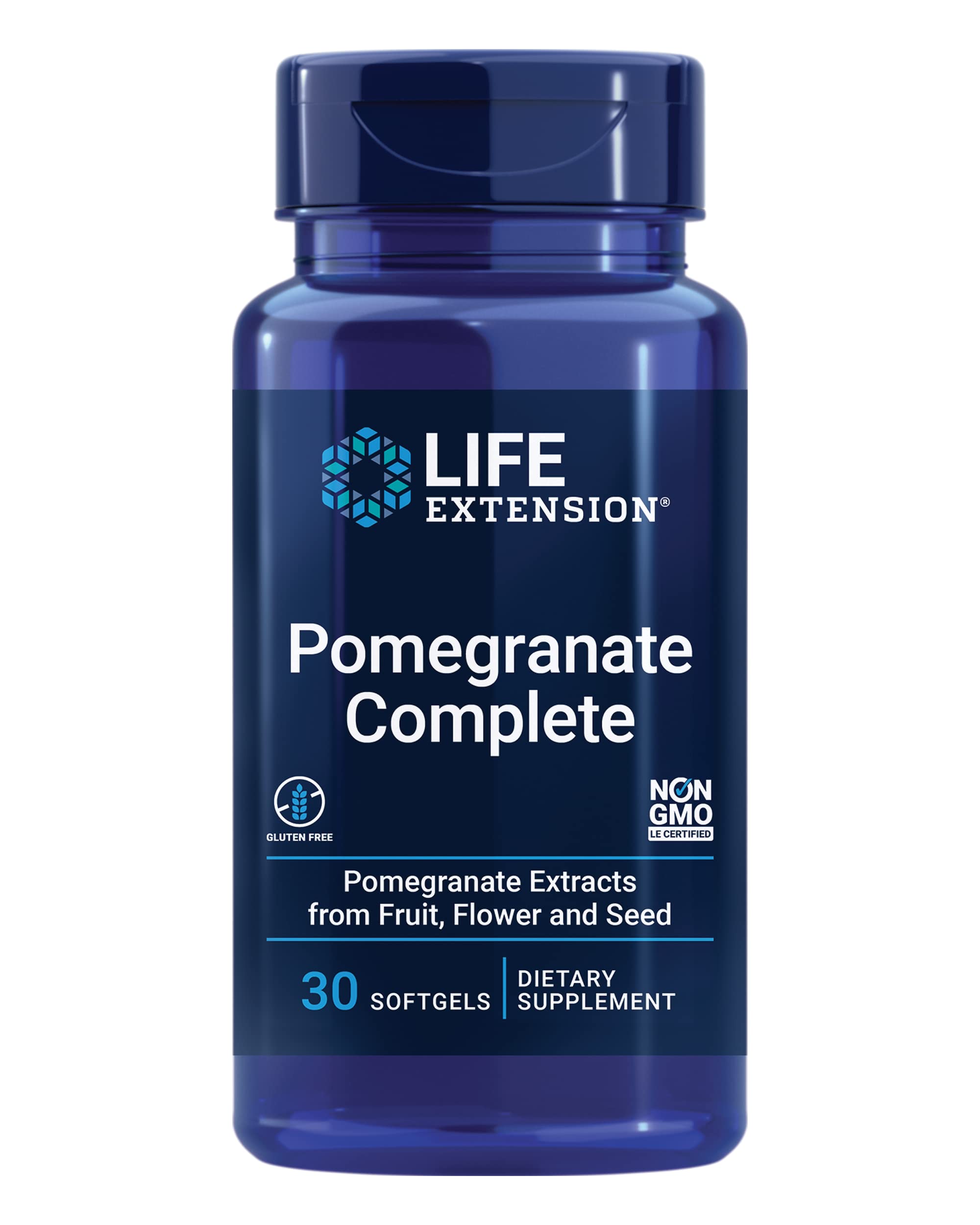 Life Extension envase frontal mostrando la etiqueta y beneficios principales
