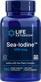 Life Extension frasco delantero de Sea-Iodine mostrando etiqueta clara y beneficios