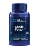 Life Extension frasco Shade Factor frente con diseño y beneficios visibles