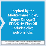 Life Extension cápsulas junto a alimentos mediterráneos para contexto dietético