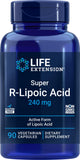 Life Extension frasco frontal mostrando 90 cápsulas y dosis clara