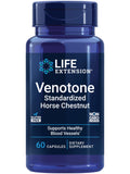 Life Extension envase frontal de Venotone mostrando etiqueta y dosis
