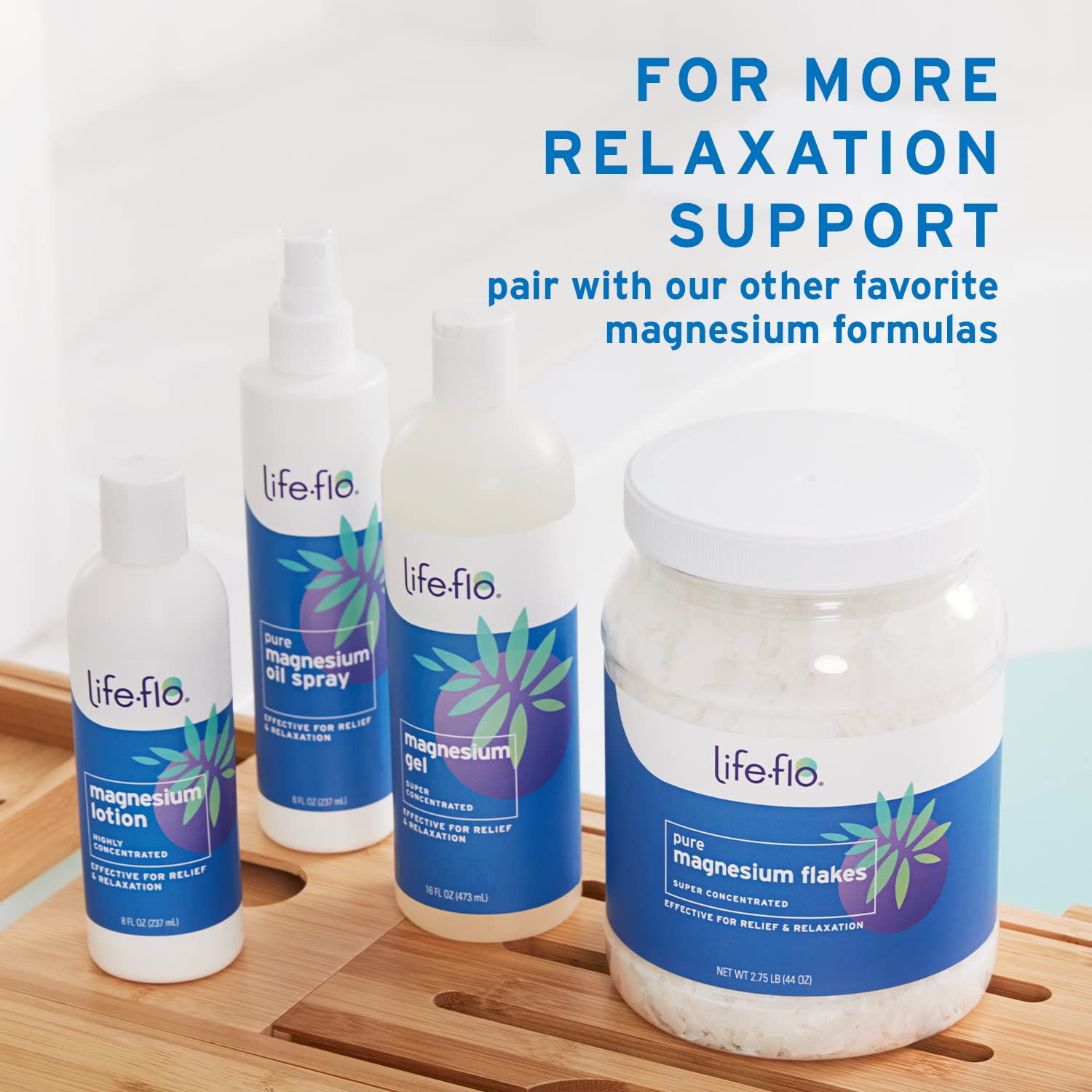 Life‑Flo ambientación tipo spa mostrando uso en rutina de bienestar