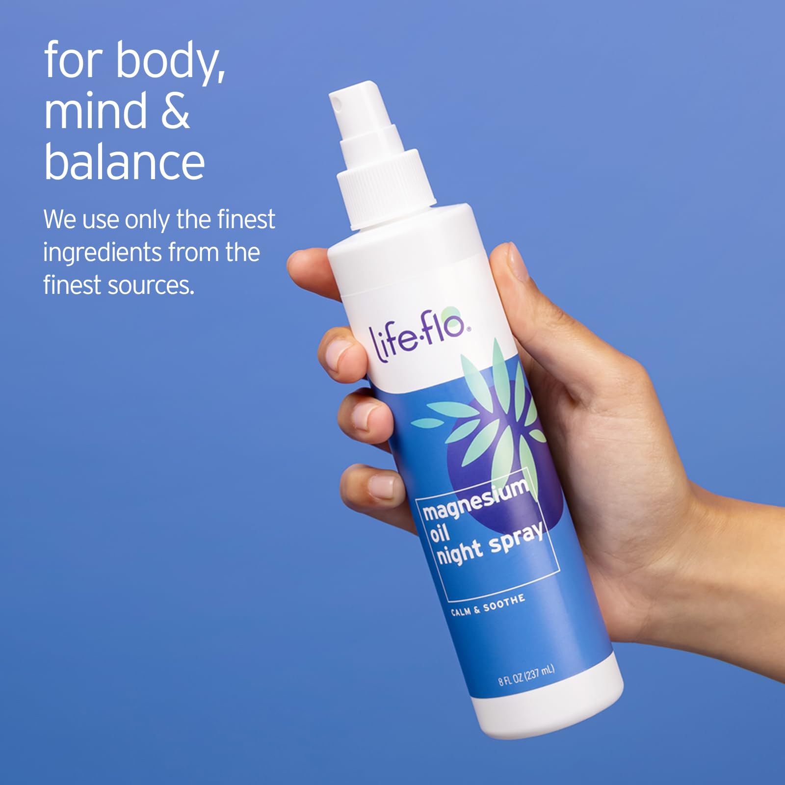 Life-Flo etiqueta con ingredientes y origen Zechstein, información clara