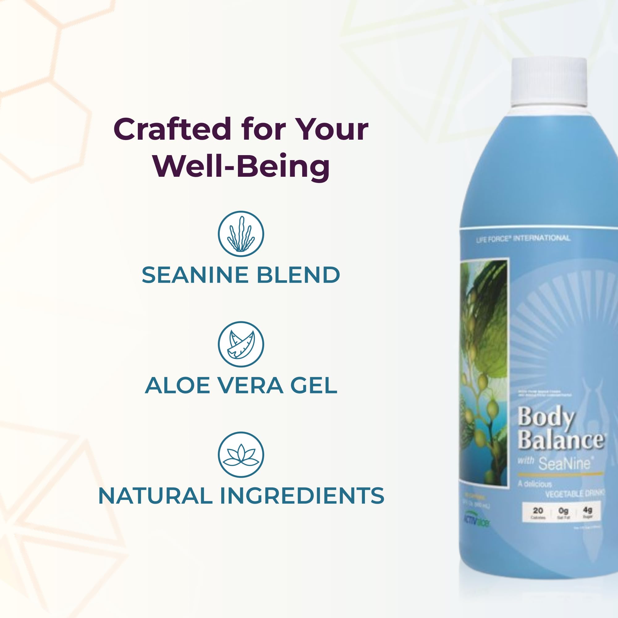 Life Force primer plano de aloe vera y miel, conservación de nutrientes