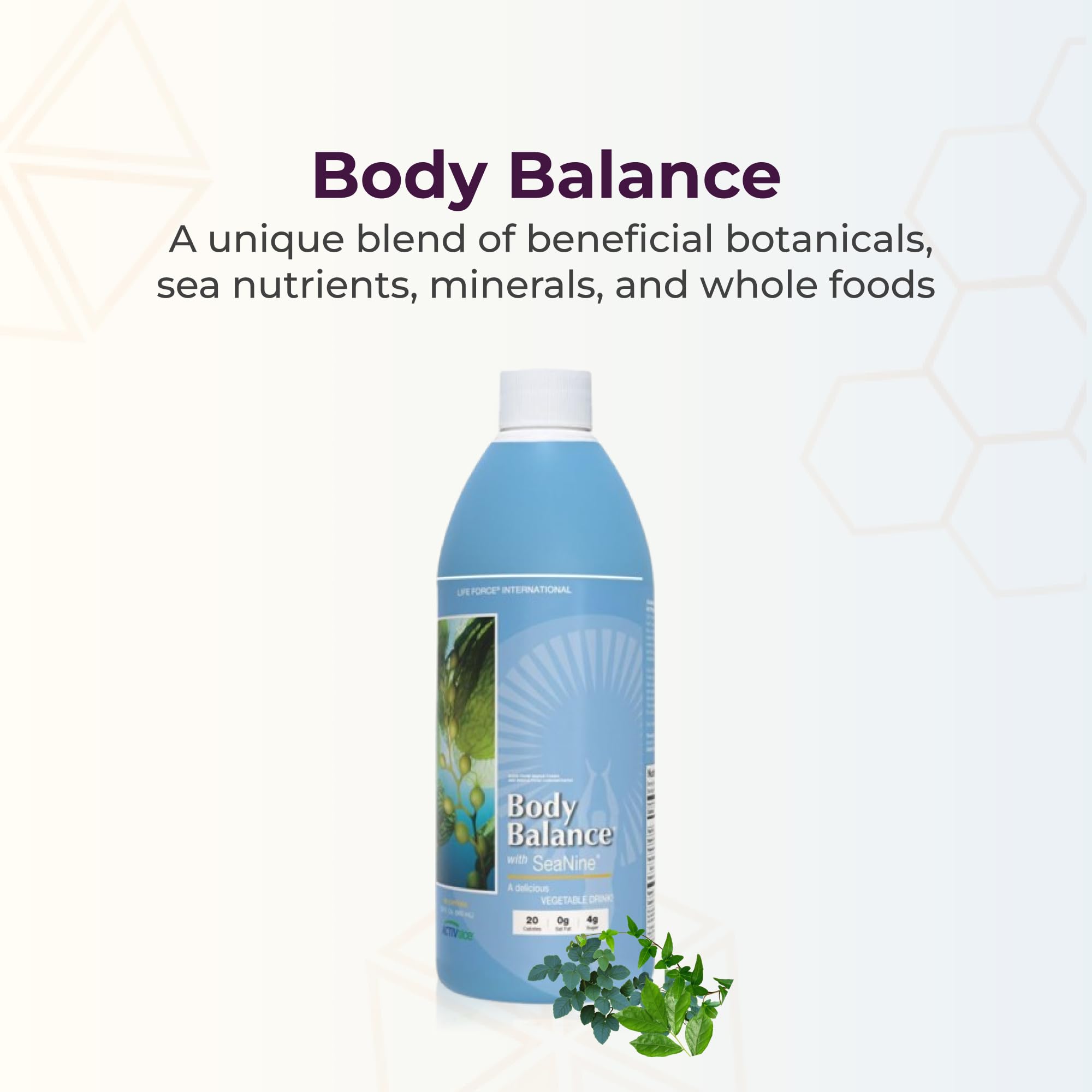 Life Force cierre y etiqueta legible que garantizan calidad